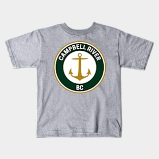 Vintage Campbell River British Columbia Kids T-Shirt